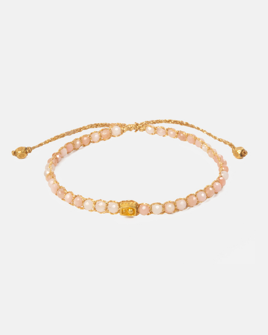 Pink Opal Bracelet | Gold