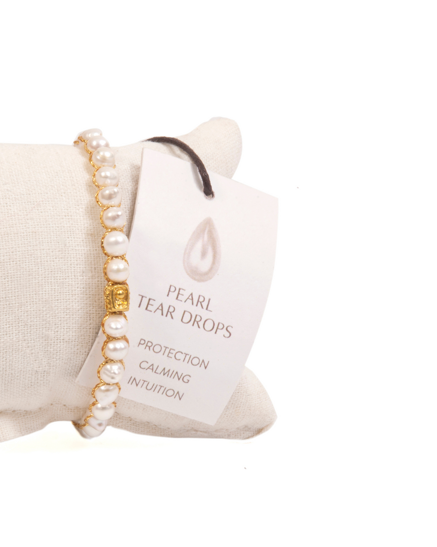 Fresh Water Pearl Bracelet | Gold