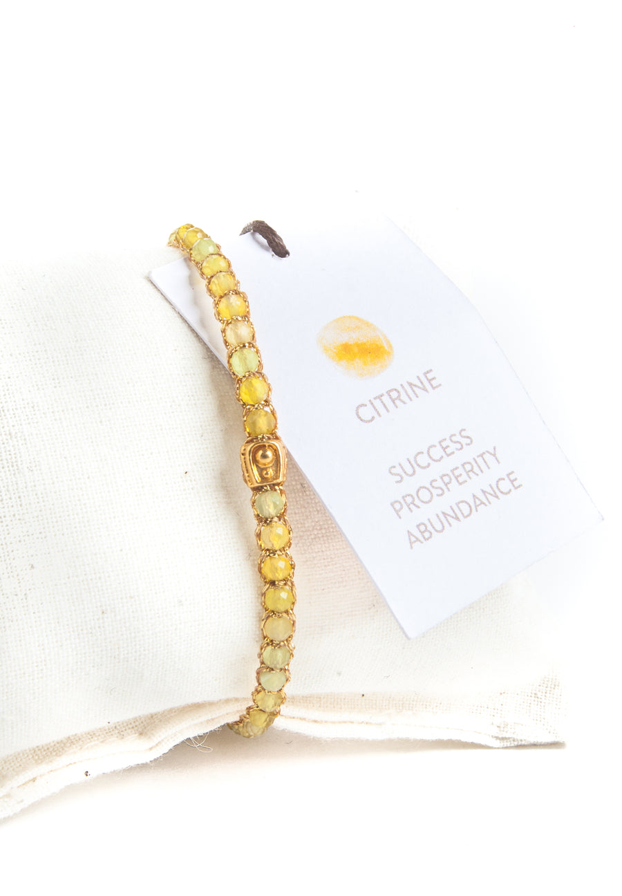 Citrine Bracelet | Gold