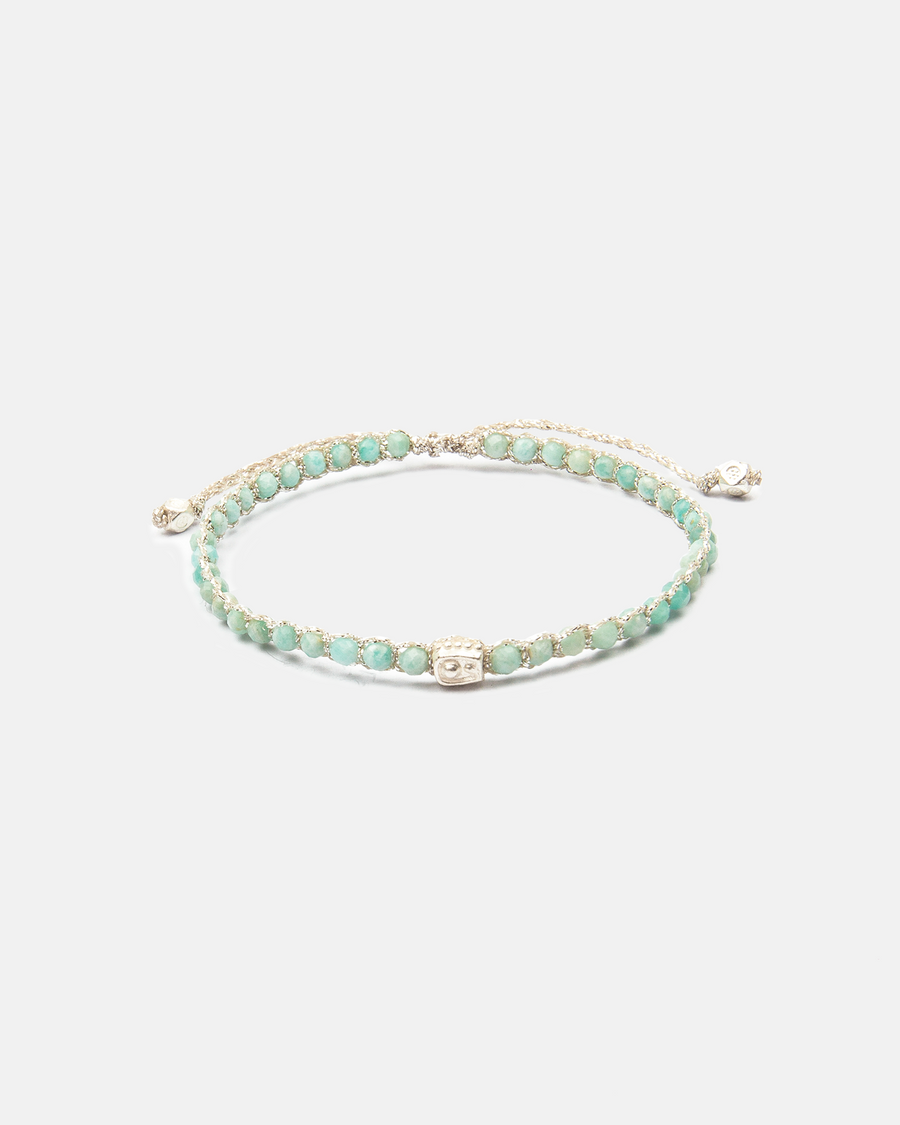 Amazonite dari Brazil Gelang | Perak