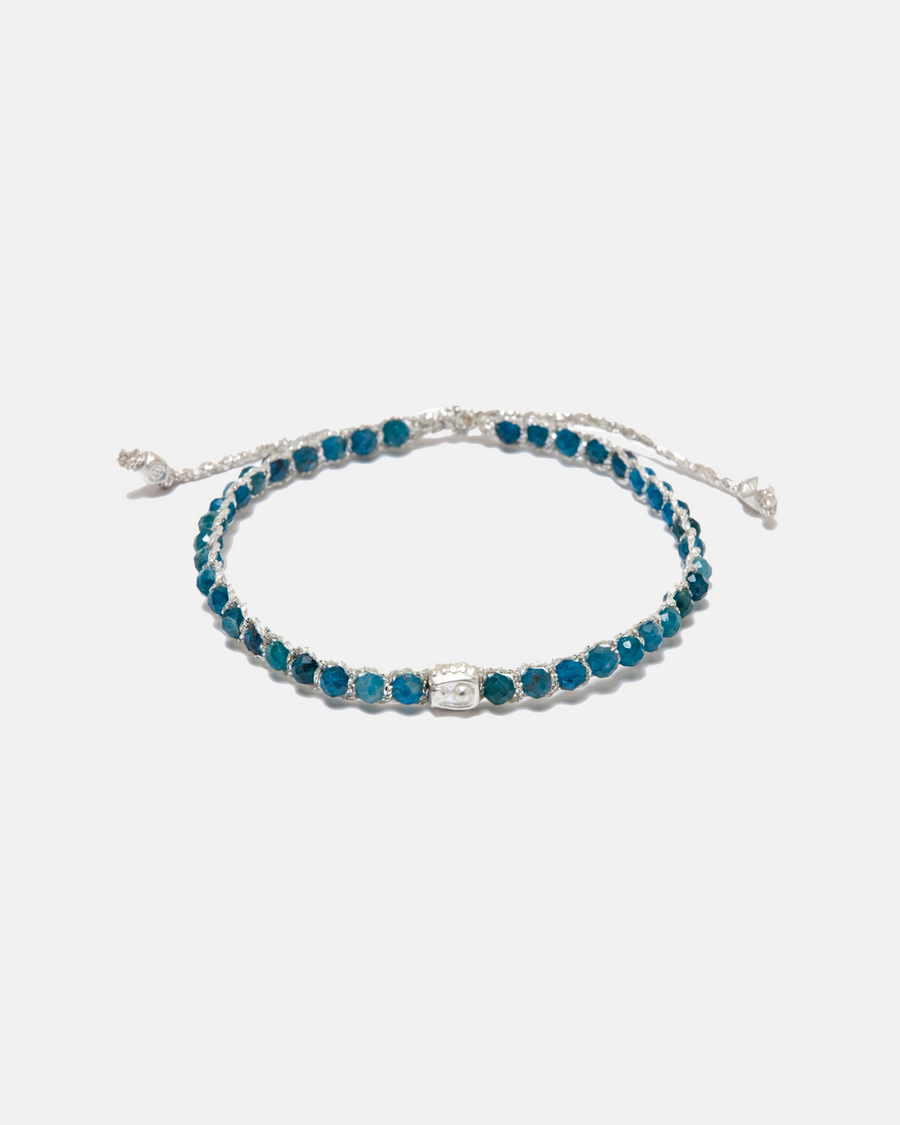 Apatite from Brazil Bracelet | Silver