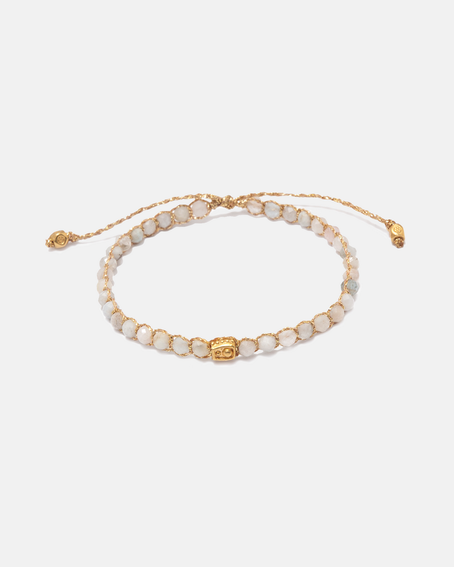 Aquamarine Bracelet | Gold