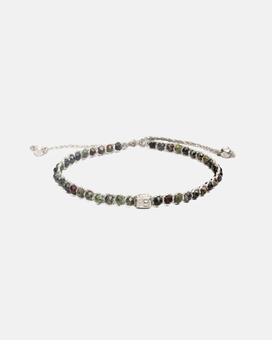 Bloodstone Bracelet | Silver