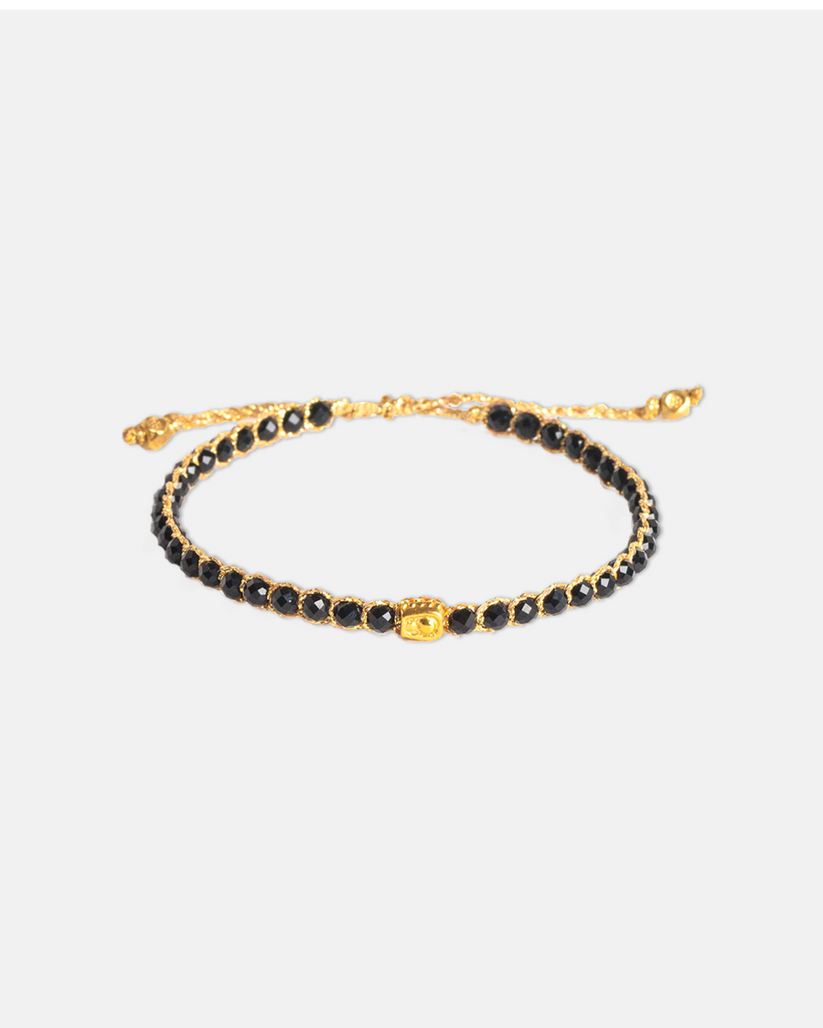 Gelang Spinel Hitam | emas