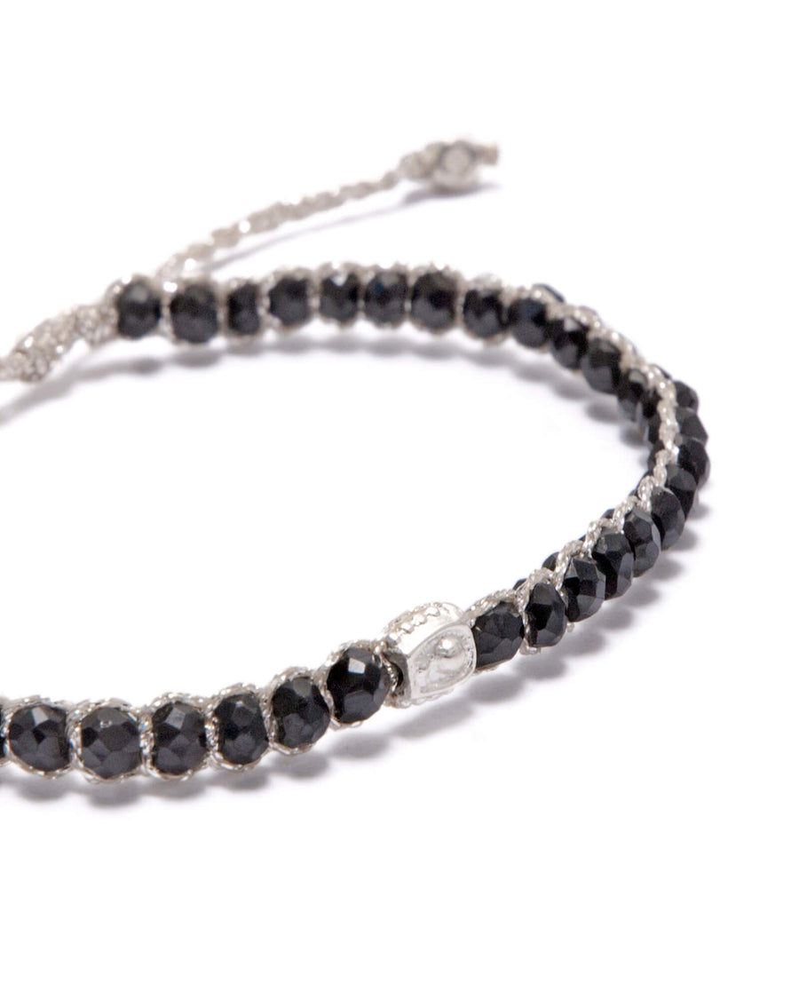 Black Tourmaline Bracelet | Silver