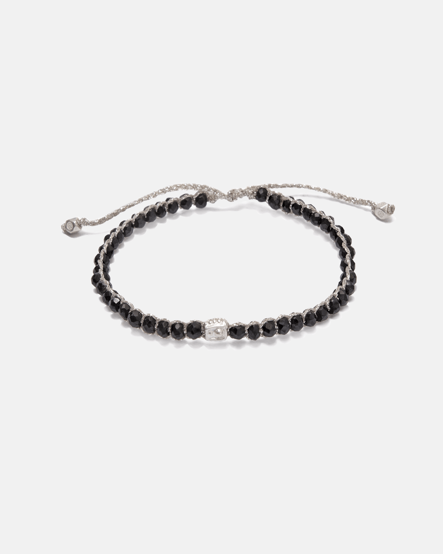 Black Tourmaline Bracelet | Silver