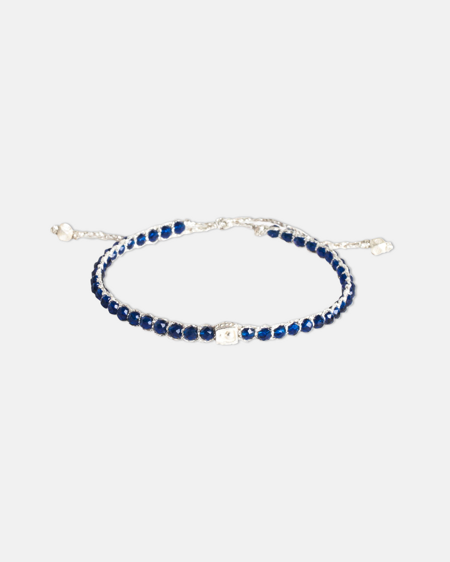 Gelang Spinel Biru | Perak