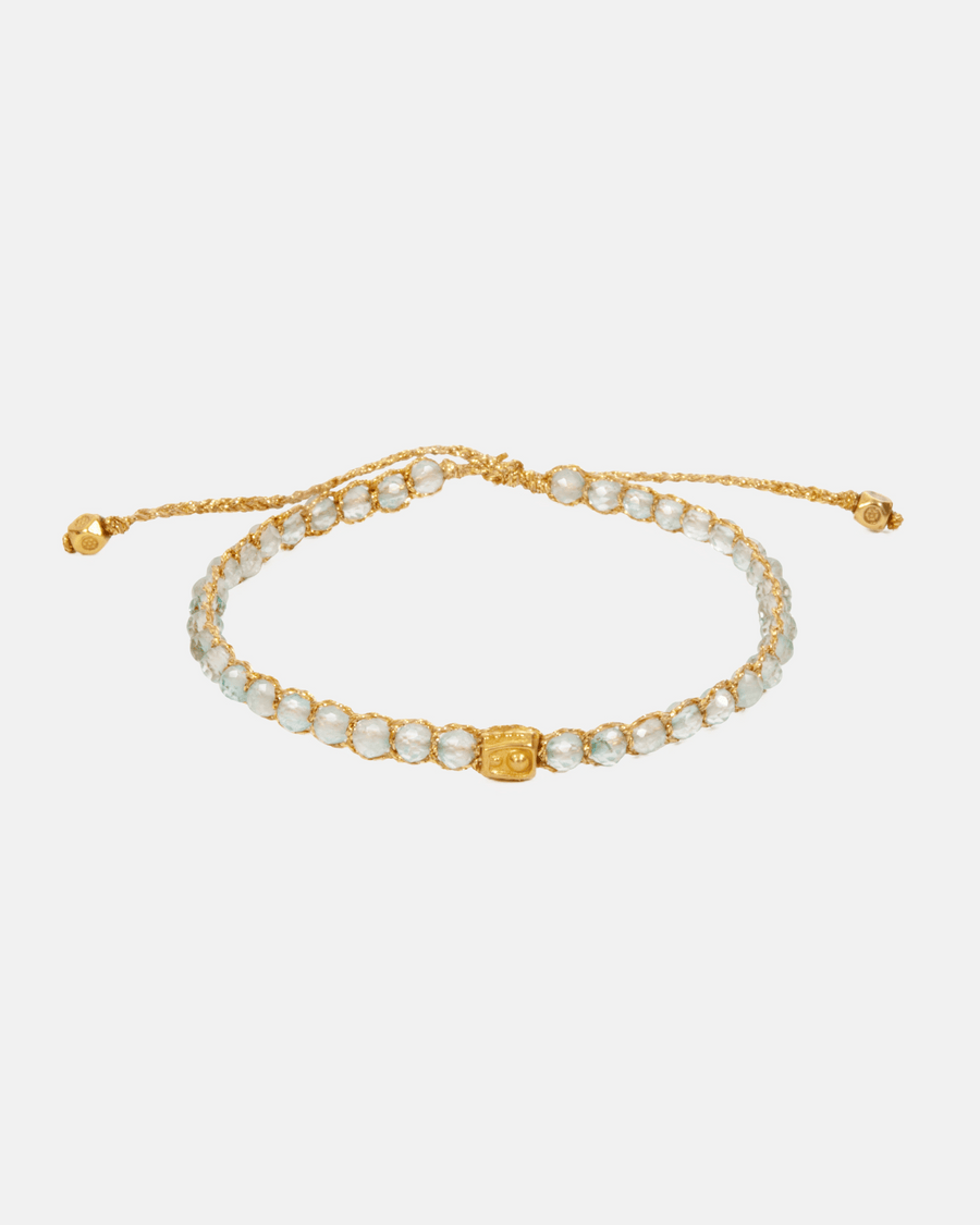 Blue Topaz Bracelet | Gold