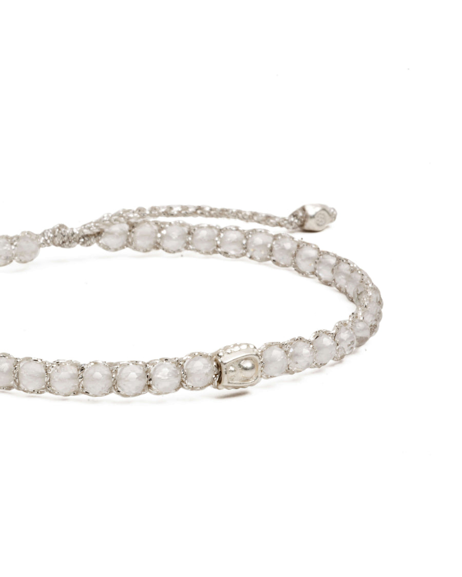 Clear Quartz Bracelet | Silver