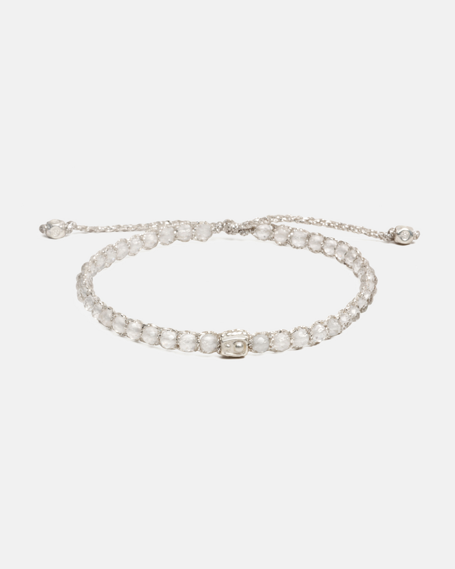 Clear Quartz Bracelet | Silver