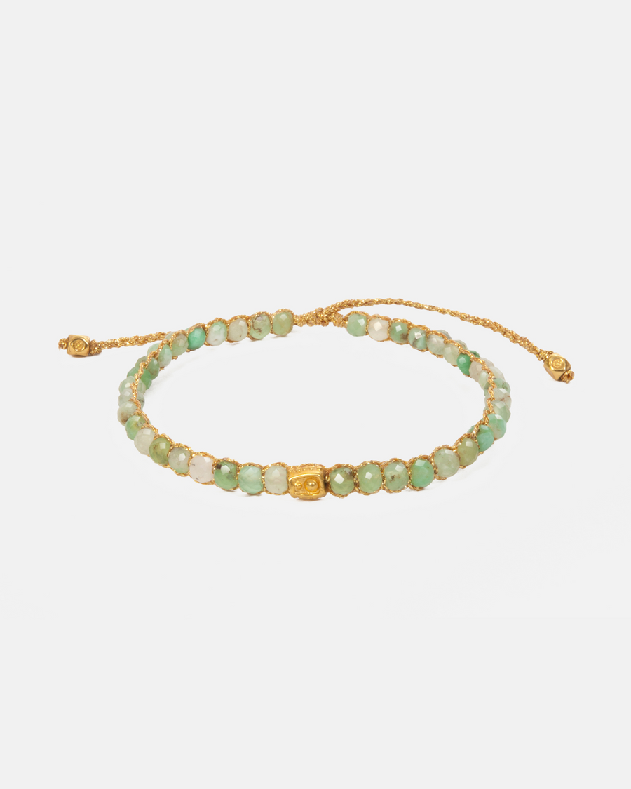 Chrysoprase Bracelet | Gold