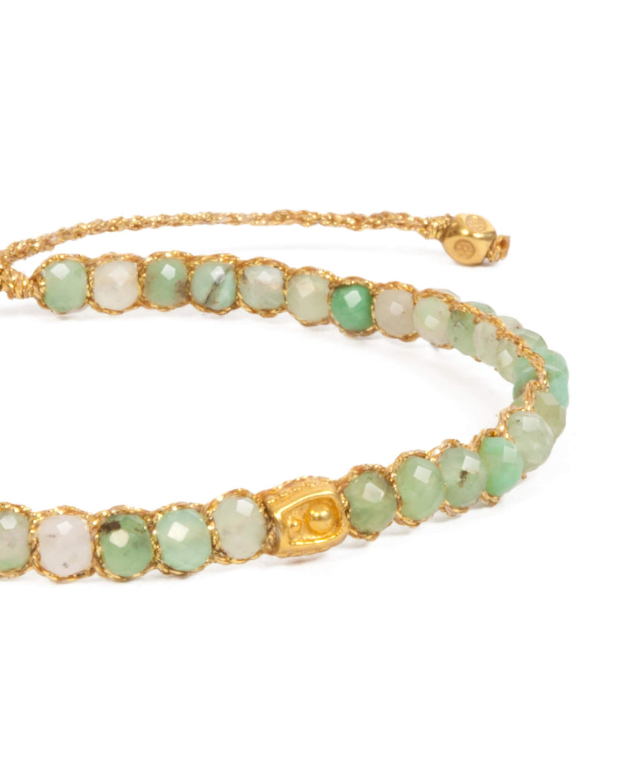 Chrysoprase Bracelet | Gold