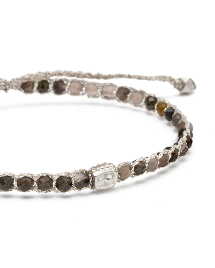 Dark Labradorite Bracelet | Silver - Samapura Jewelry