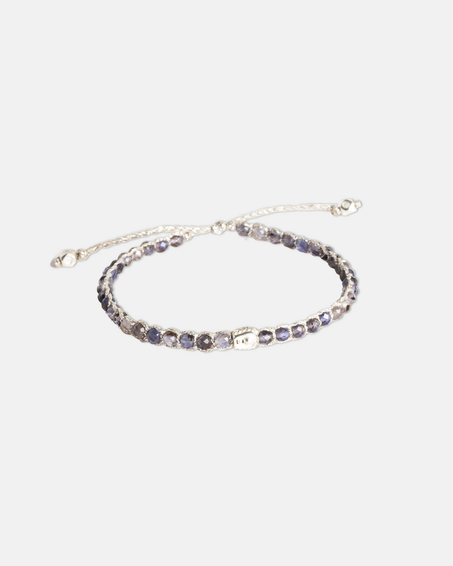 Dark Labradorite Bracelet | Silver