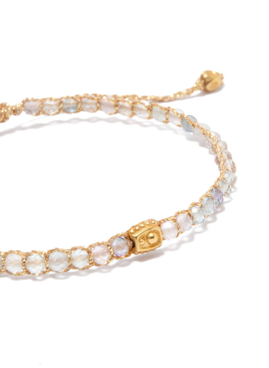 Fluorite Bracelet | Gold