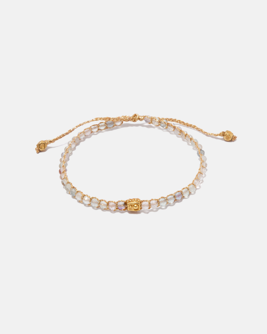 Fluorite Bracelet | Gold