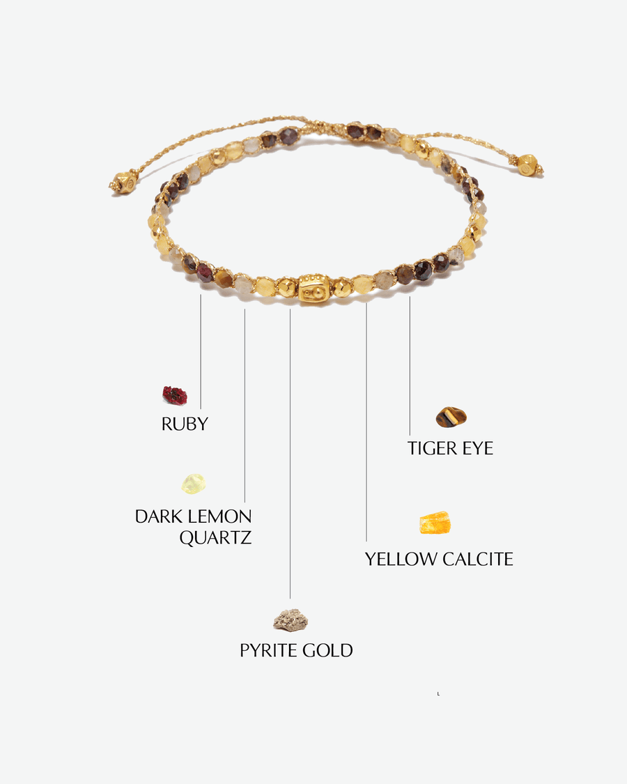 Ombre Golden Hour Bracelet | Gold - Samapura Jewelry