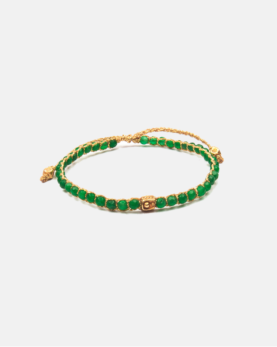 Gelang Jade Hijau | emas