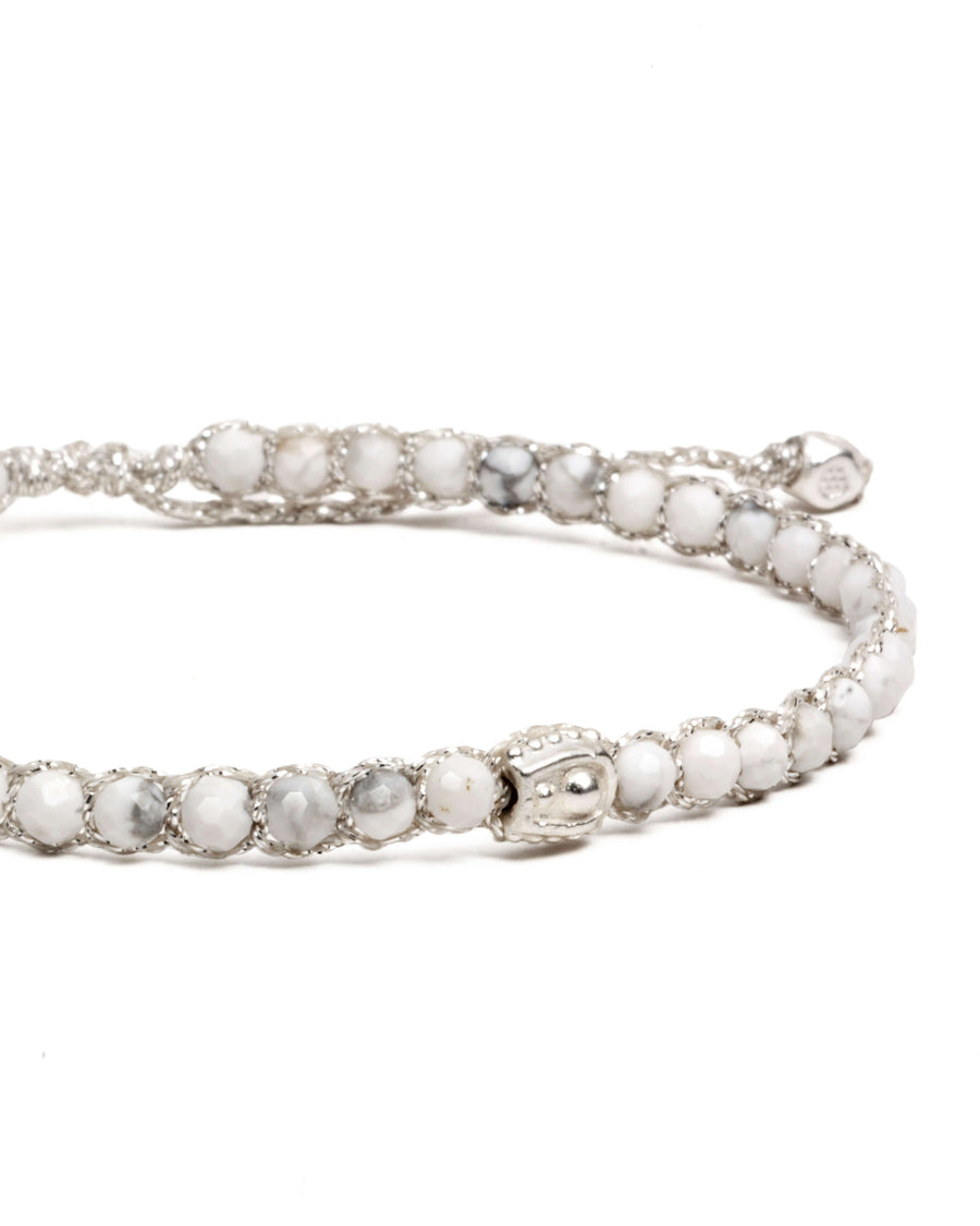 Howlite Bracelet | Silver