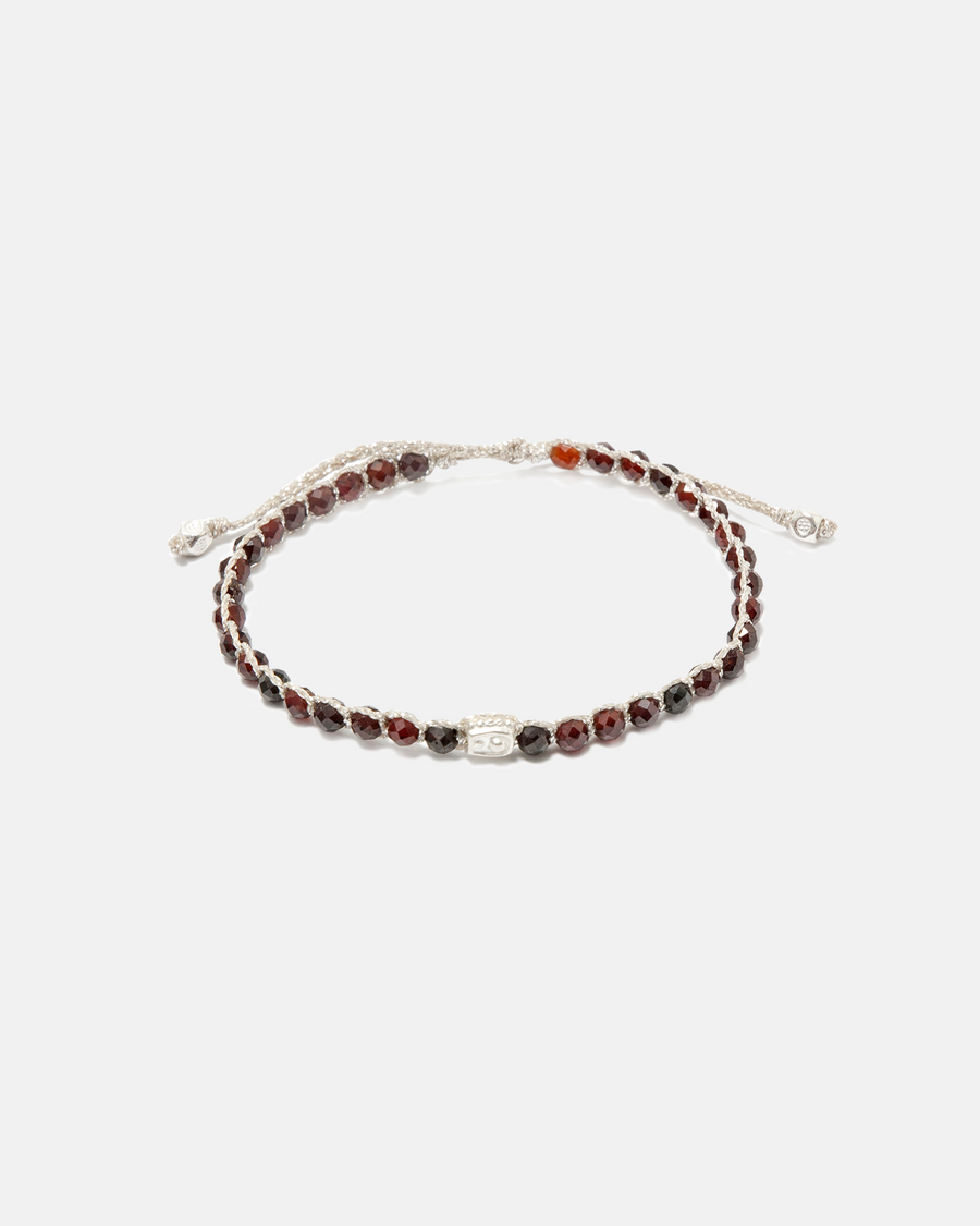 Hessonite Garnet Bracelet | Silver