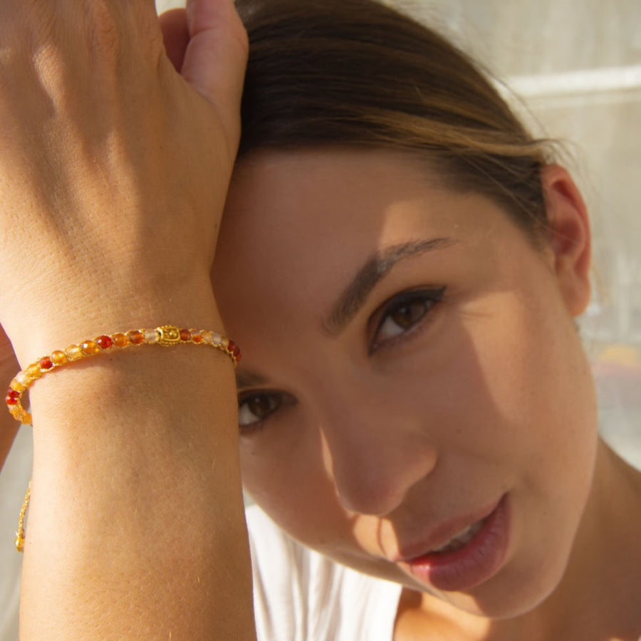 Gelang Carnelian Dari Brazil | emas