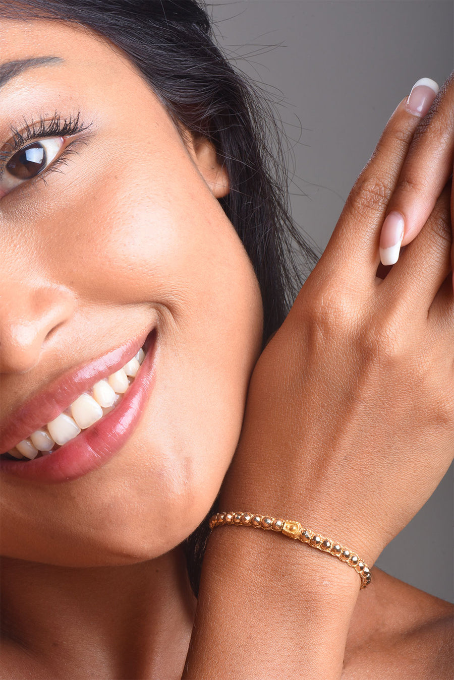 Pyrite Bracelet | Gold