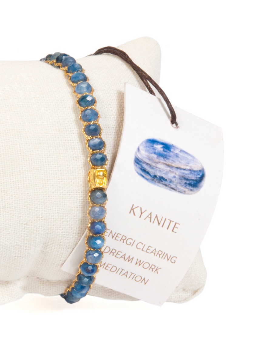 Kyanite Bracelet | Gold