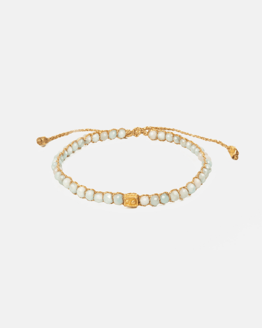 Larimar Bracelet | Gold