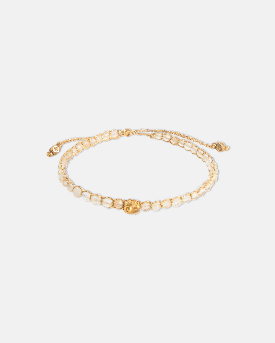 Lemon Quartz Bracelet | Gold