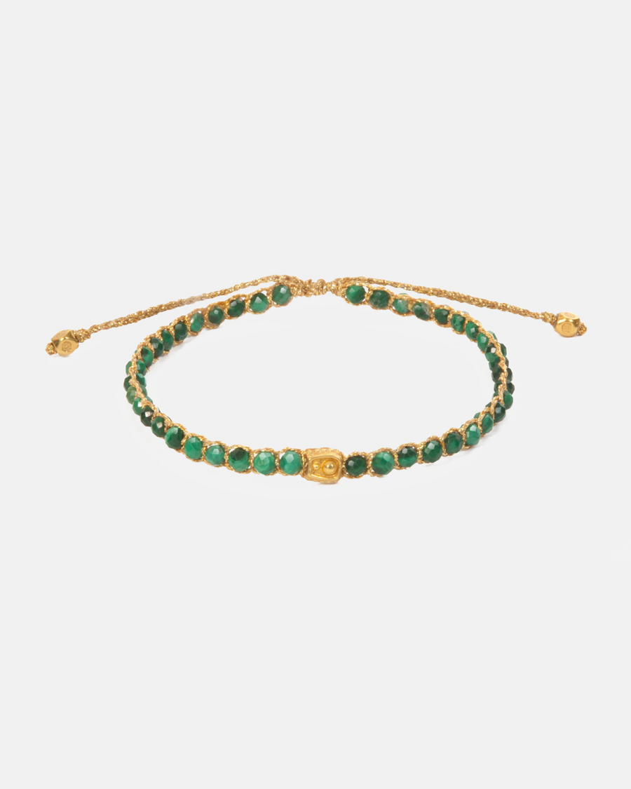 Malachite Bracelet | Gold