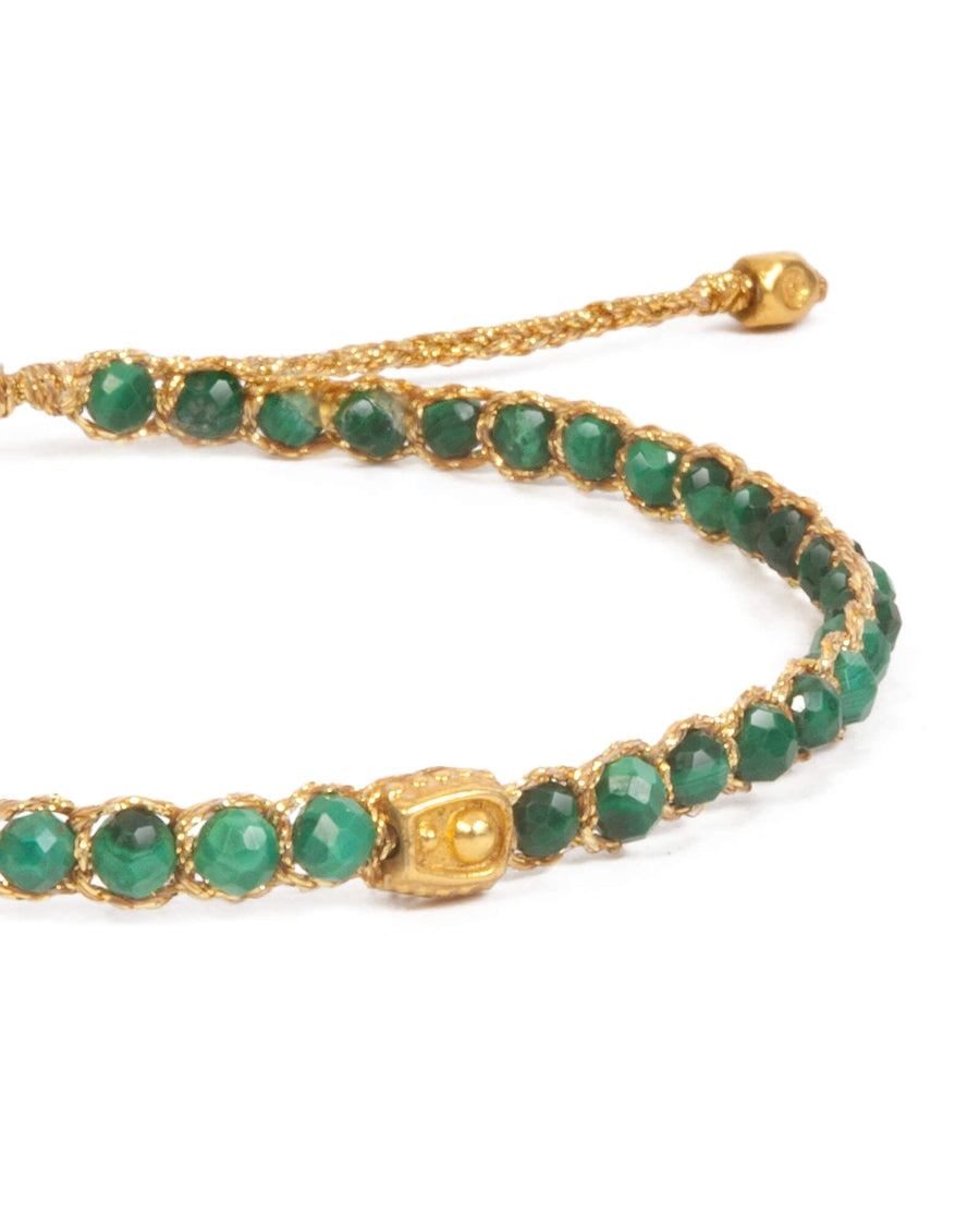 Malachite Bracelet | Gold