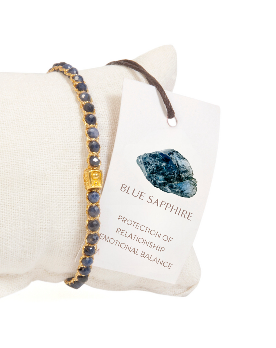 Blue Sapphire   Bracelet | Gold