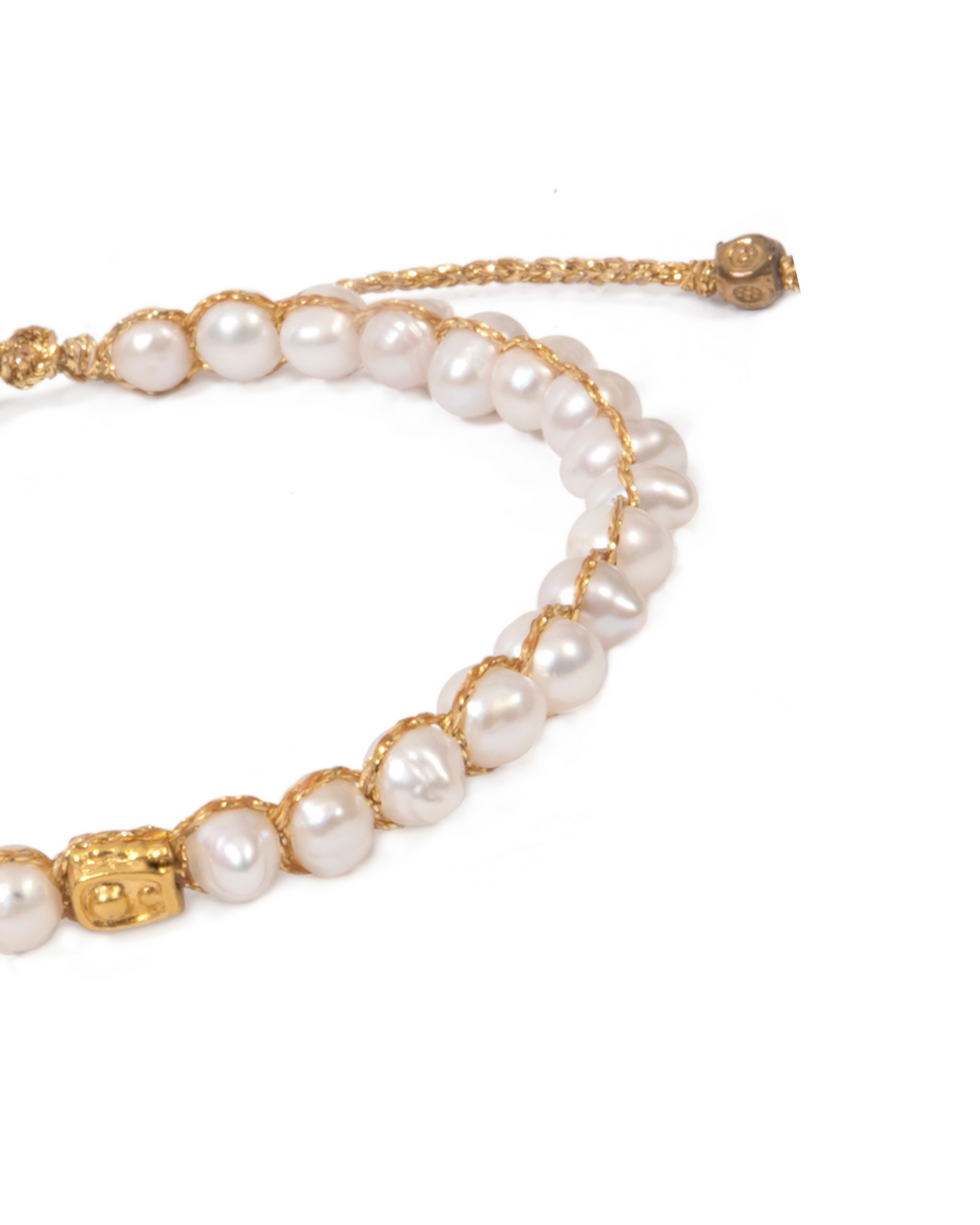 Fresh Water Pearl Bracelet | Gold