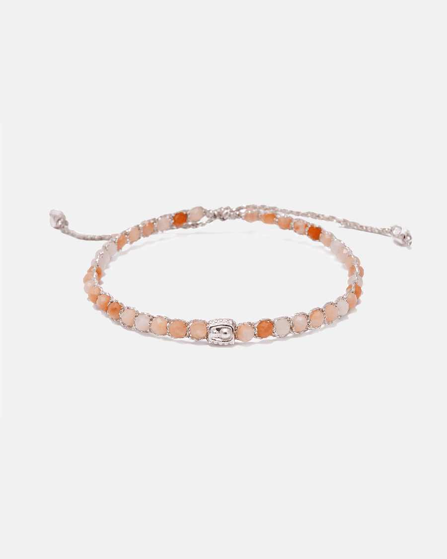 Pink Aventurine Bracelet | Silver - Samapura Jewelry