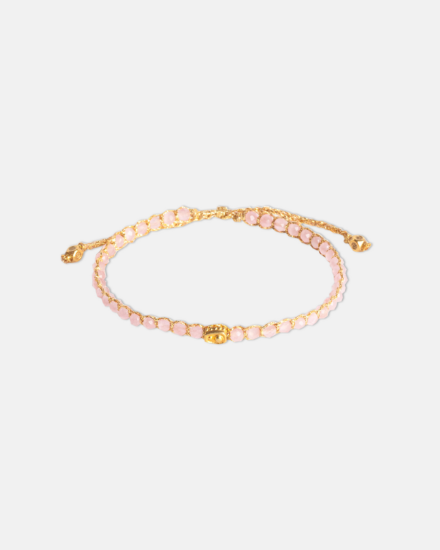 Pink Tourmaline from Mozambique Bracelet | Gold