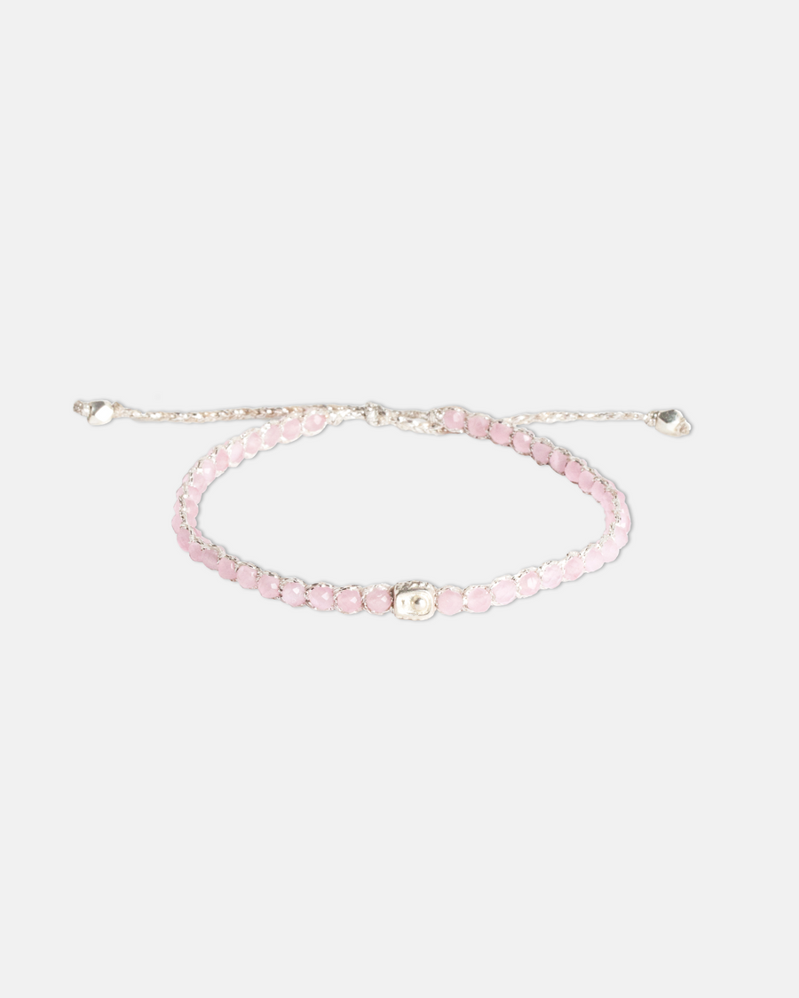 Pink Tourmaline dari Gelang Mozambique | Perak