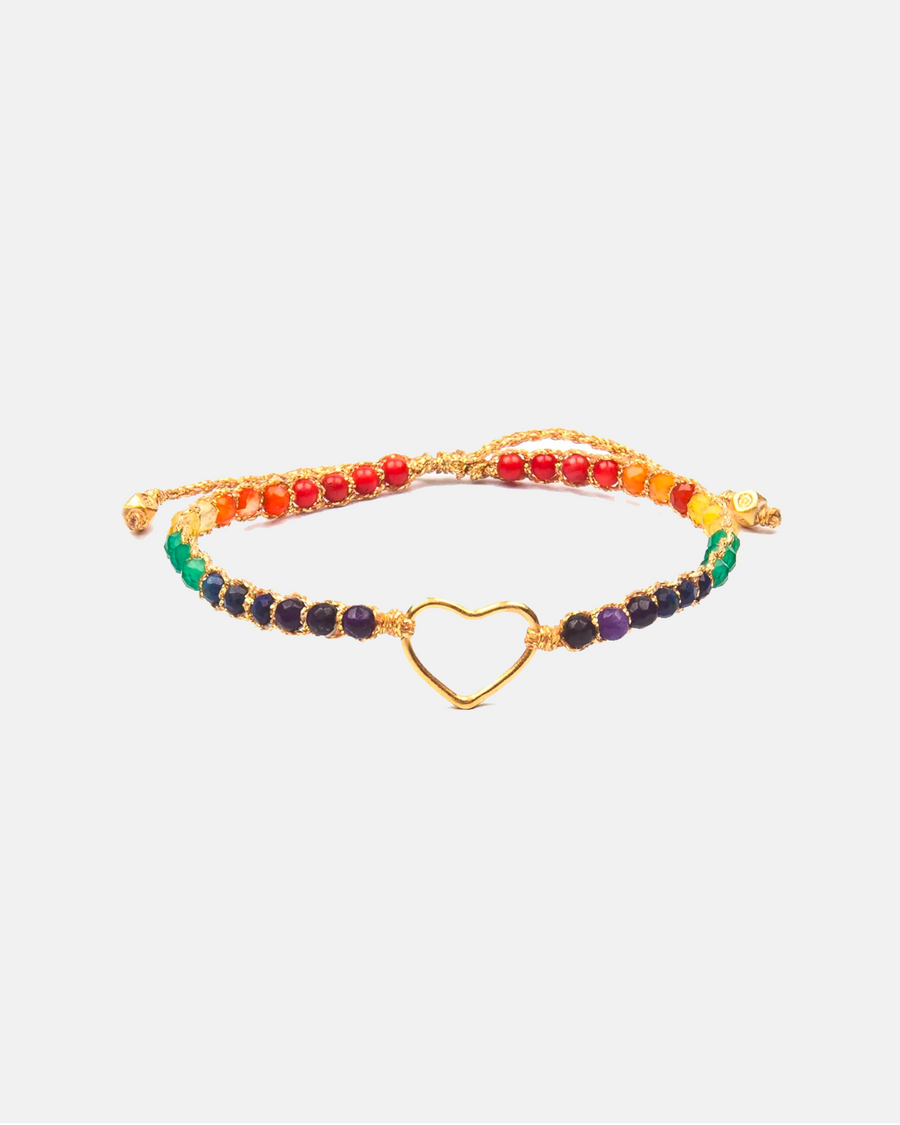 Gelang Rainbow Bold | Hati