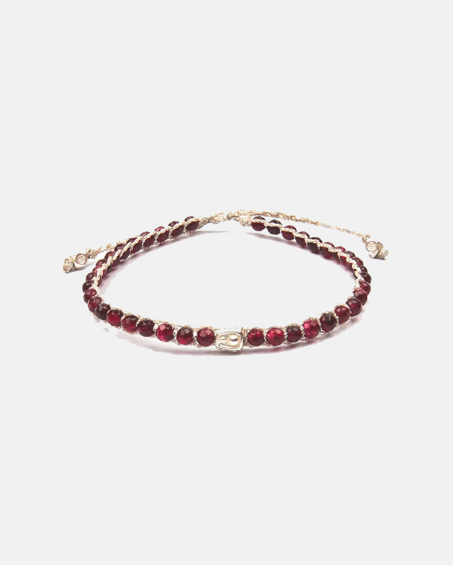 Gelang Aventurine Merah | Perak