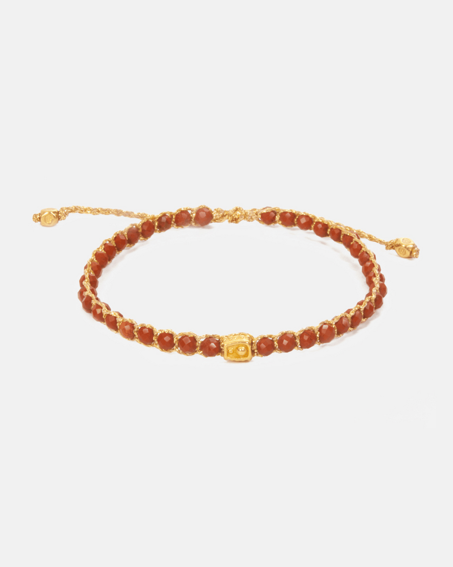 Red Jasper Bracelet | Gold