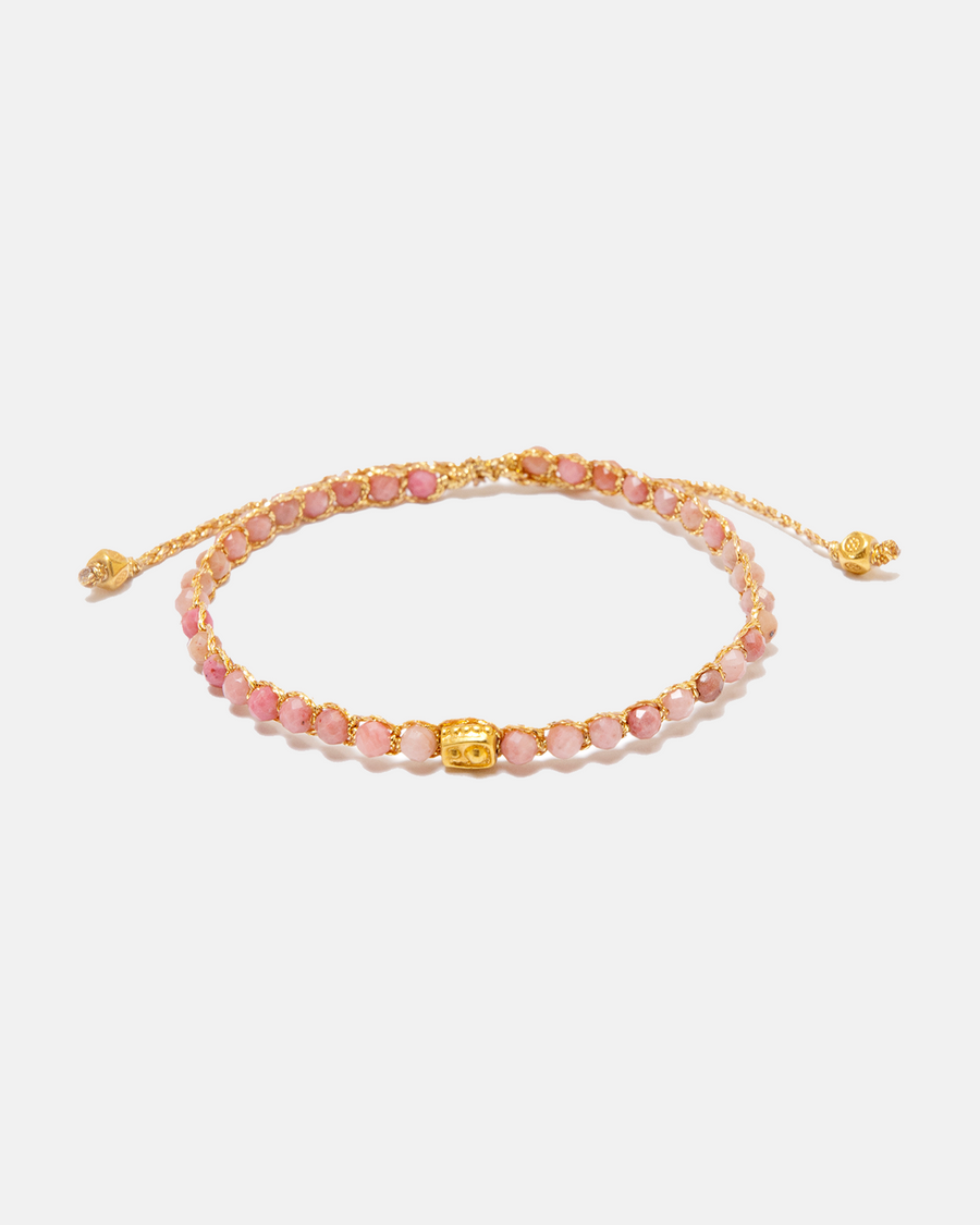 Gelang Rhodonite | emas