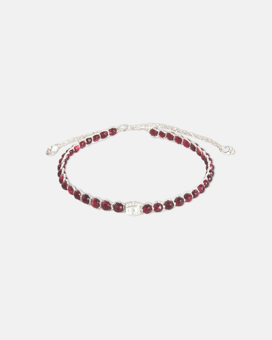 Gelang Ruby | Perak