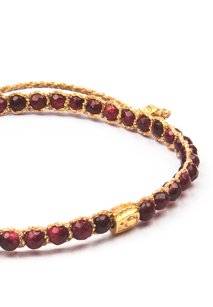 Red Aventurine Bracelet | Gold