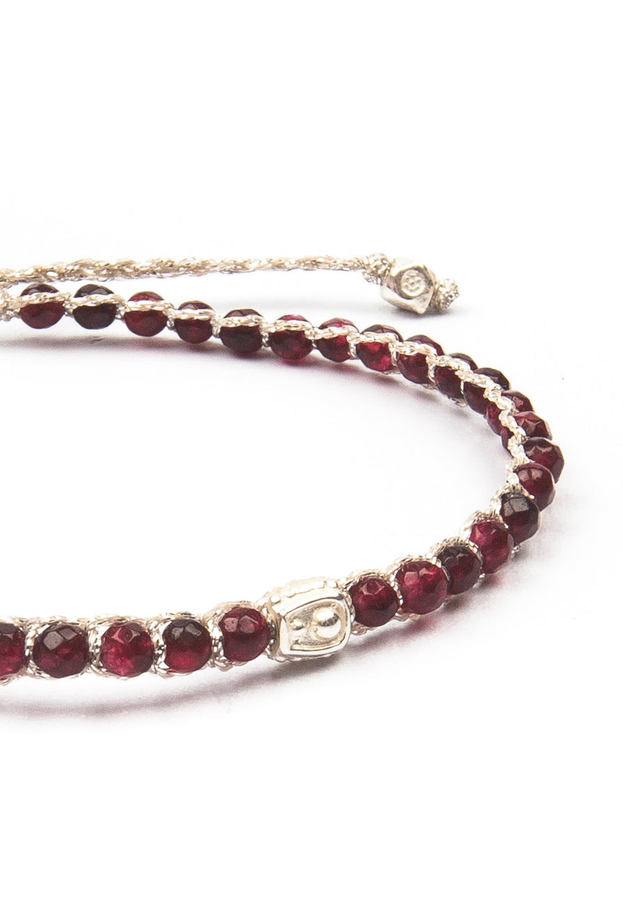 Red Aventurine Bracelet | Silver