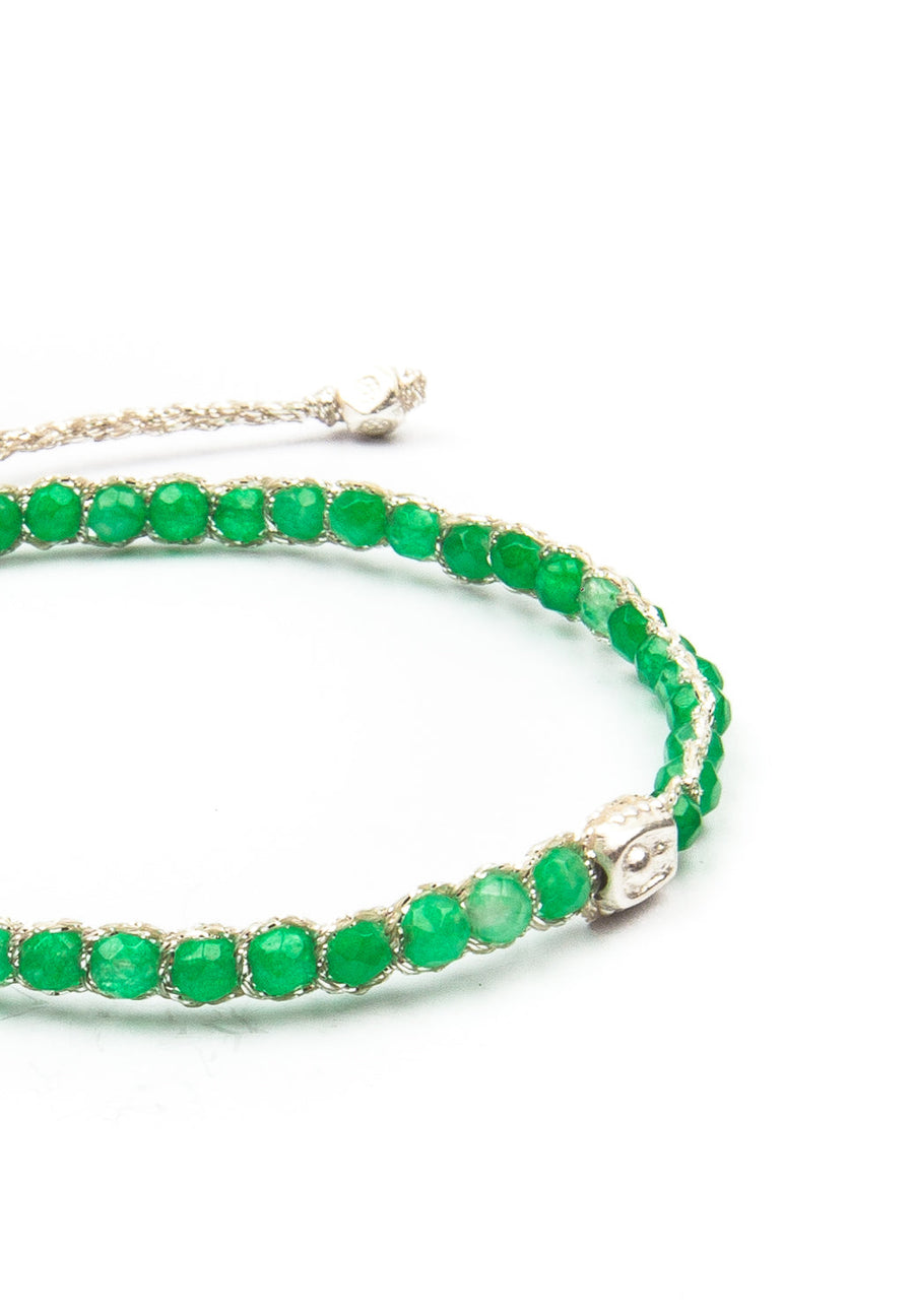 Gelang Jade Hijau | Perak