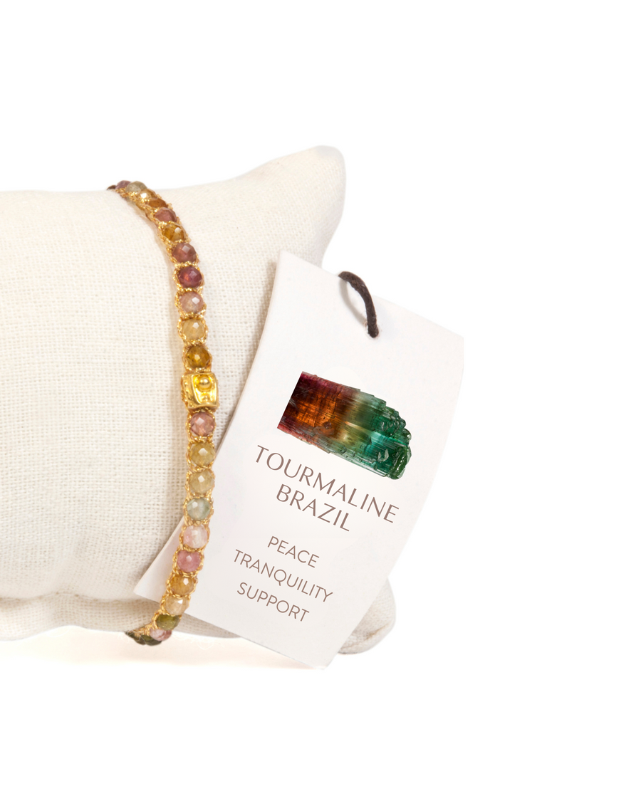 Tourmaline From Brazil Bracelet | Gold