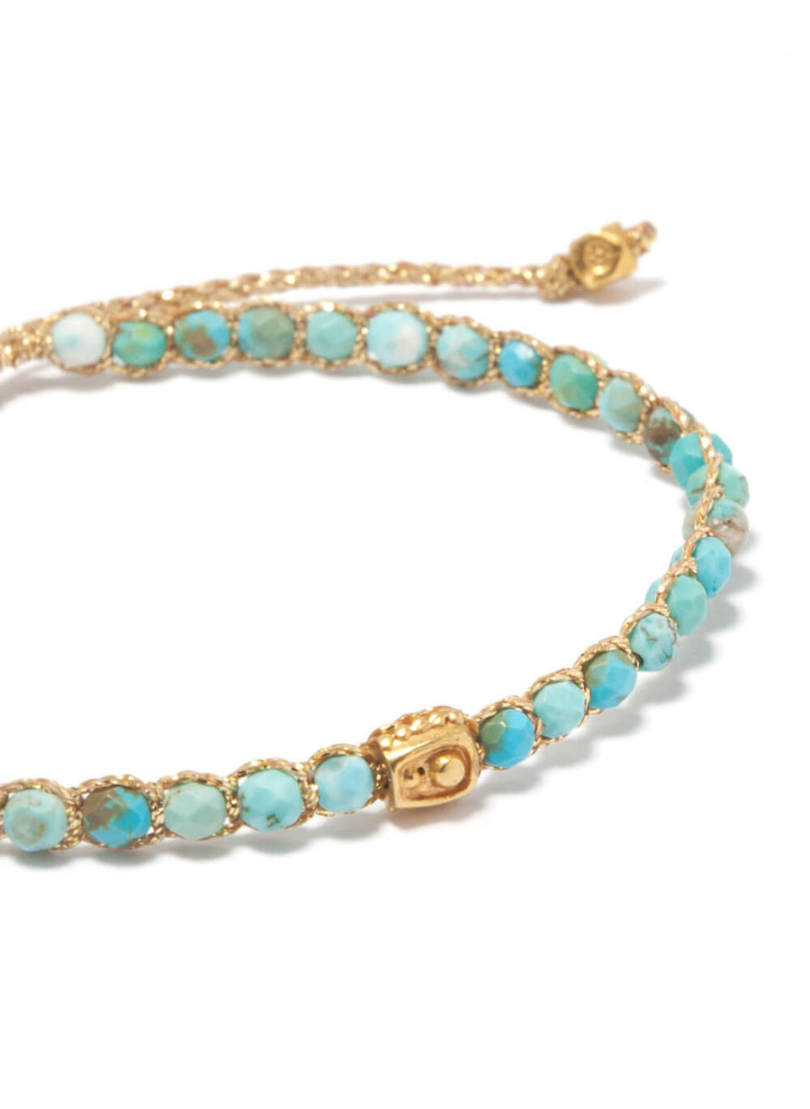 Turquoise Bracelet | Gold