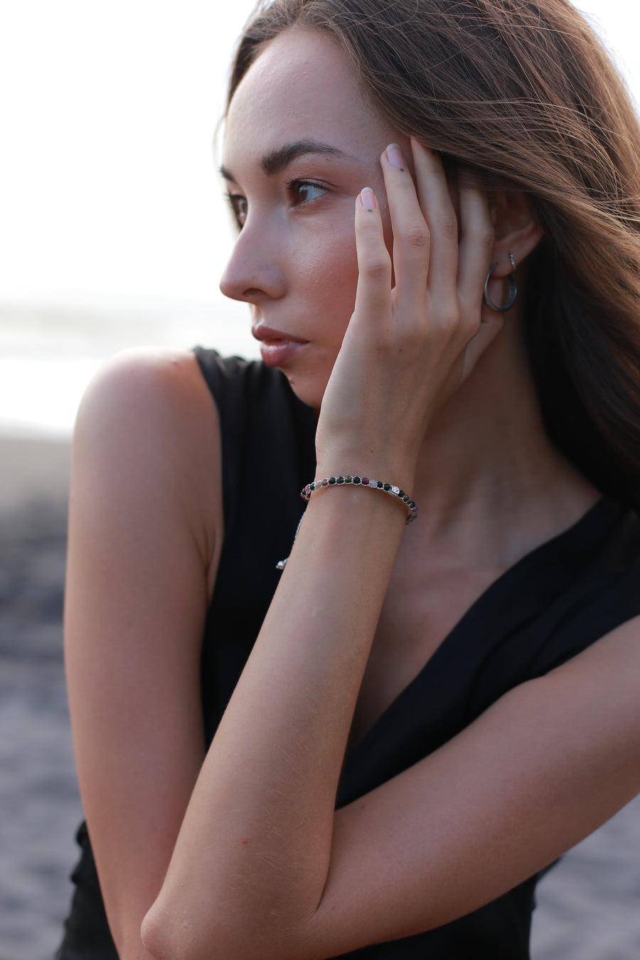 Tourmaline Bracelet | Silver